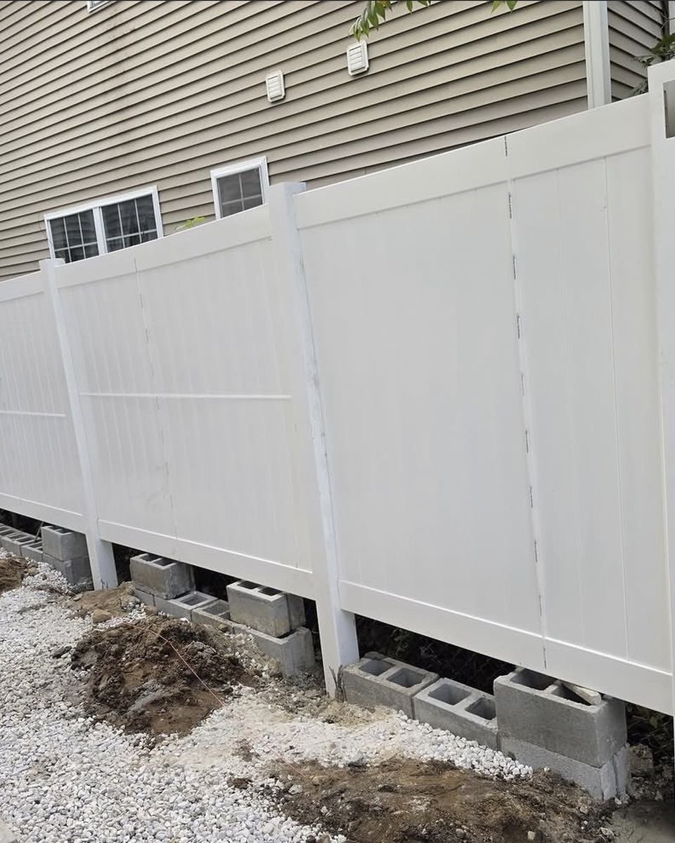 Privacy fence installation – after