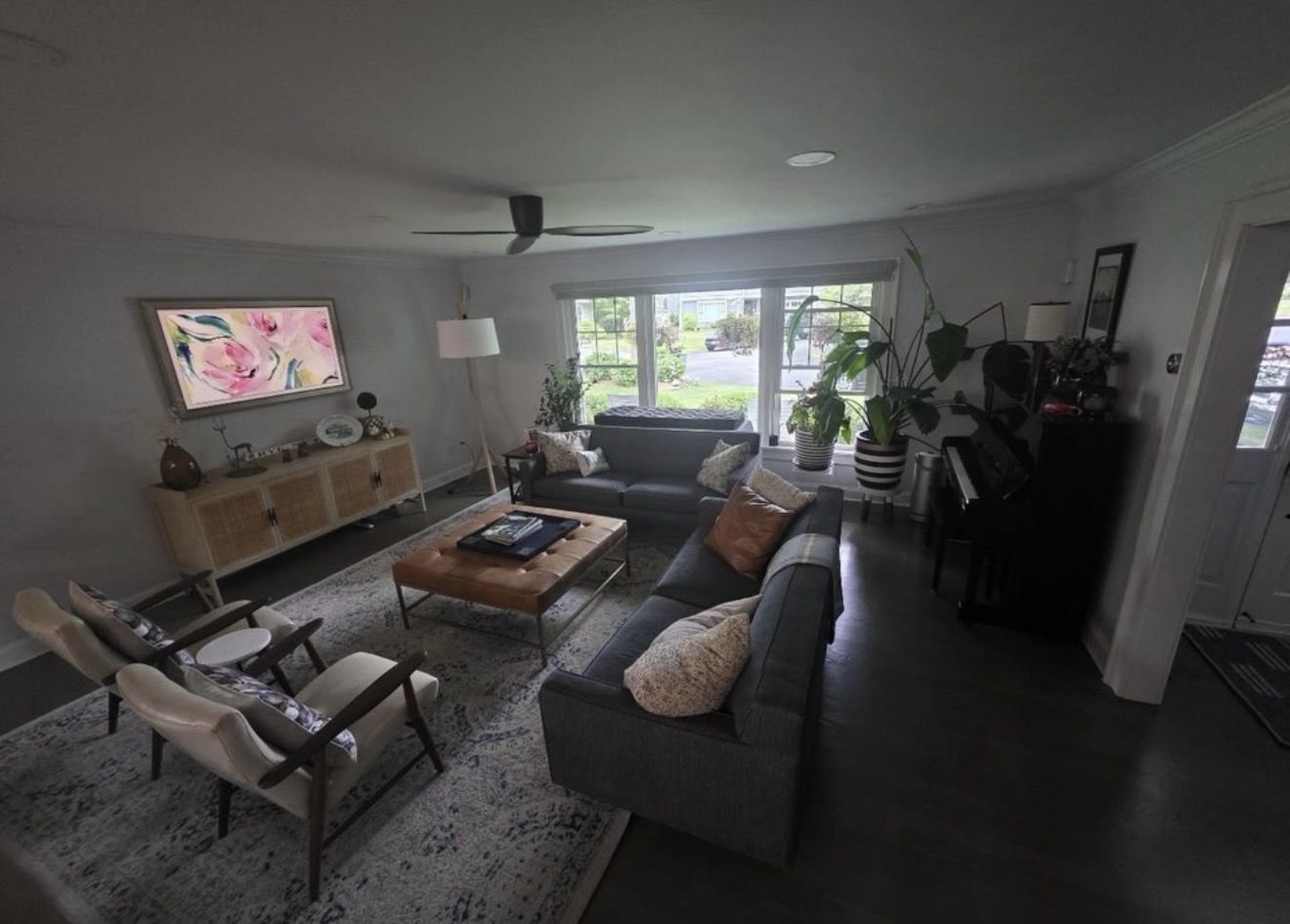 Living room interior painting