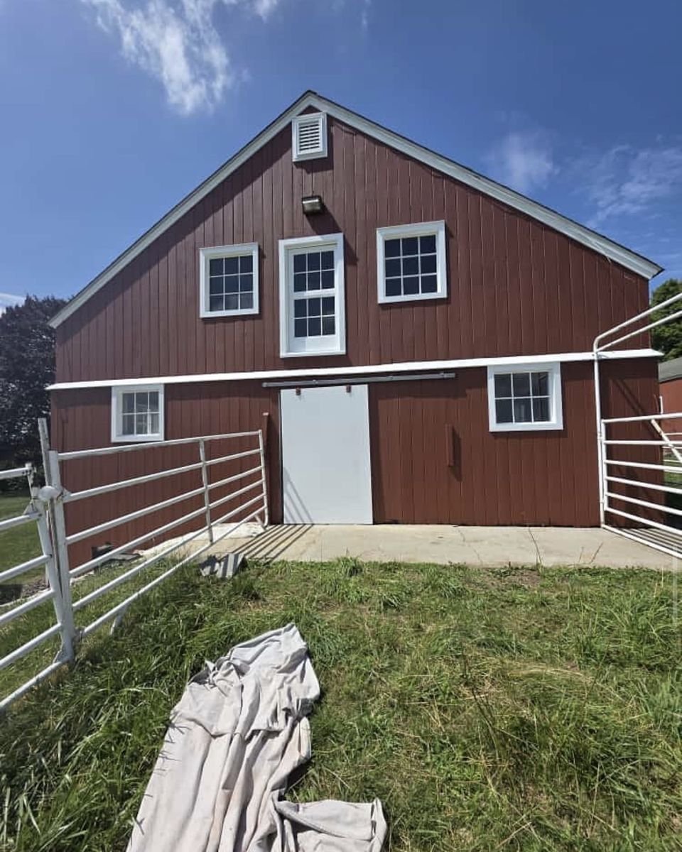 Barn exterior repaint – after